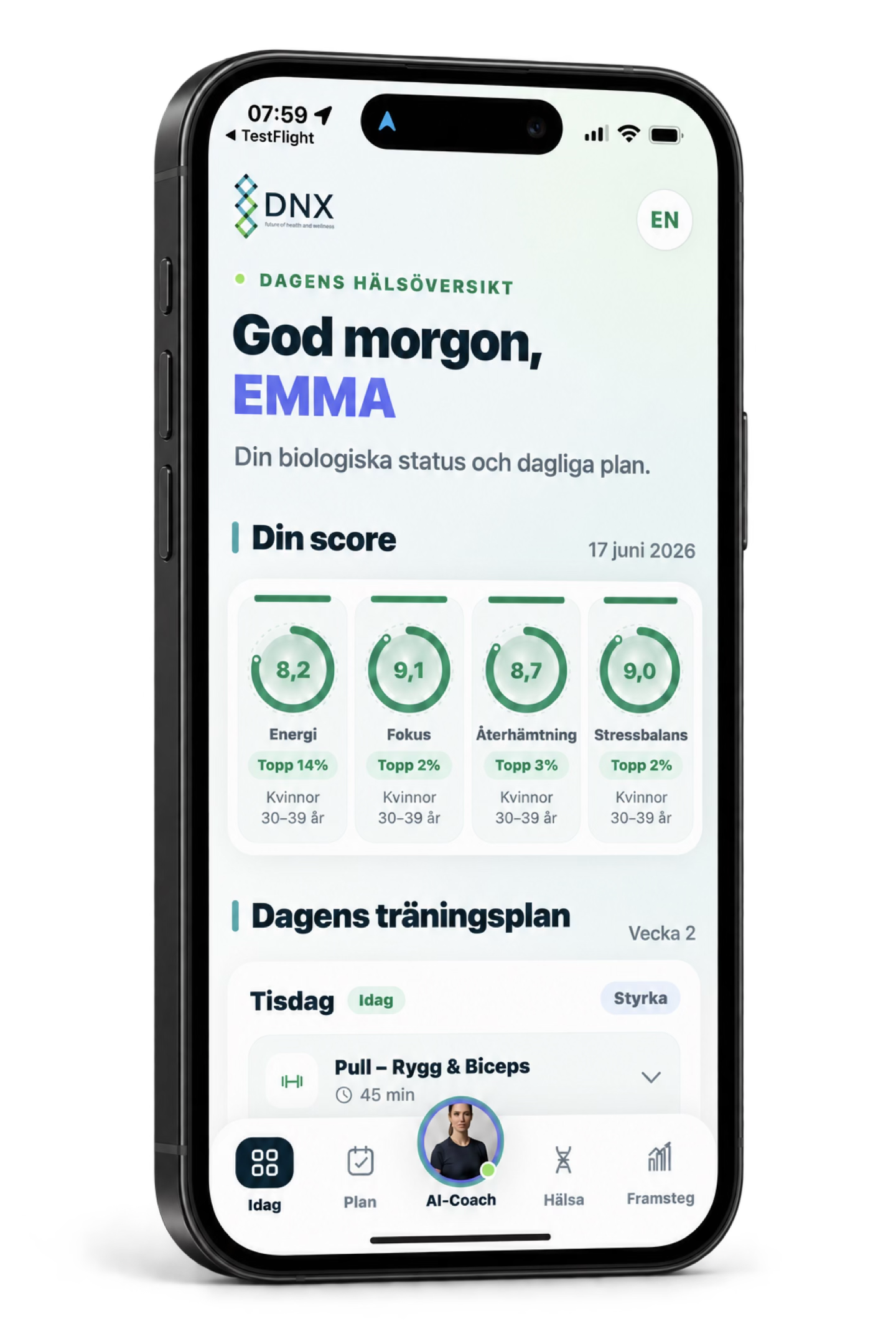 DNX Health-appen